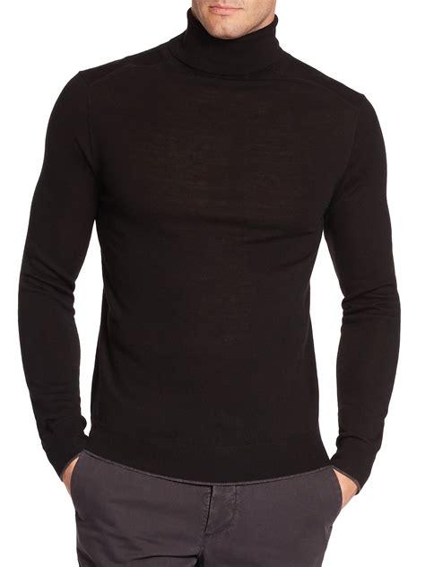 michael kors men's cotton blend turtleneck|Cotton.